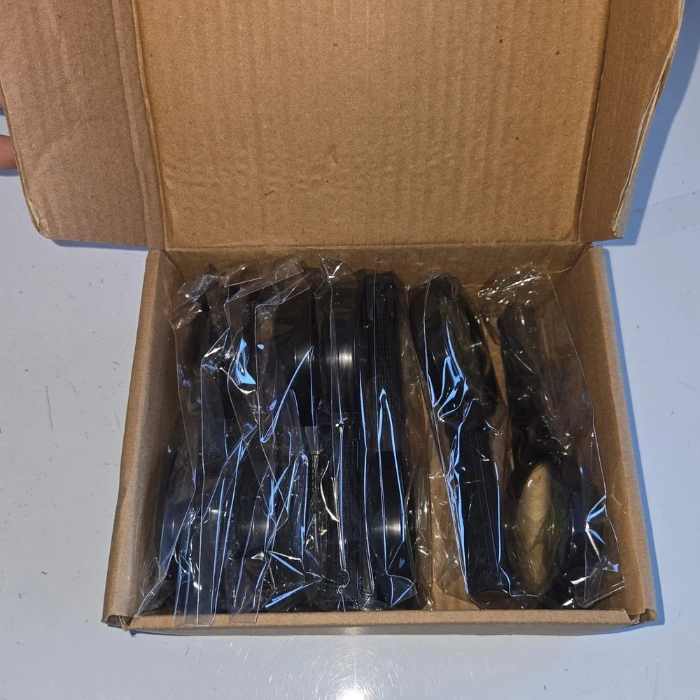 Lakeshore Learning Hand Magnifiers Set of 8 Glass Lenses Science STEM  Black